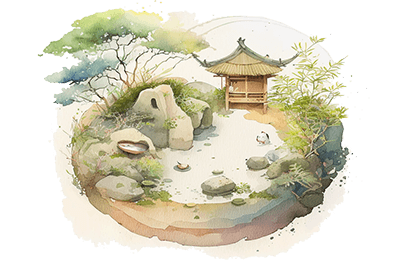 Design ideas for mini zen garden