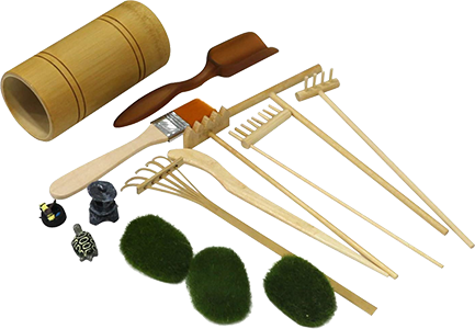 BangBangDa Mini Zen Garden Rake Set (15 pieces)