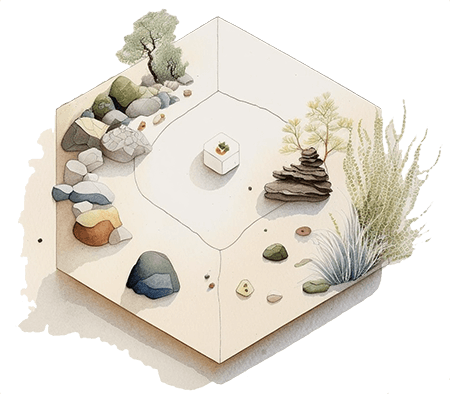 Geometric Zen Garden