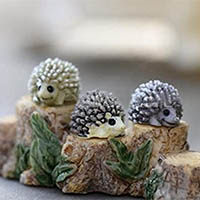 10x Miniature hedgehogs