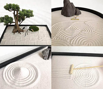 SUPVOX Miniature Zen Garden Rake